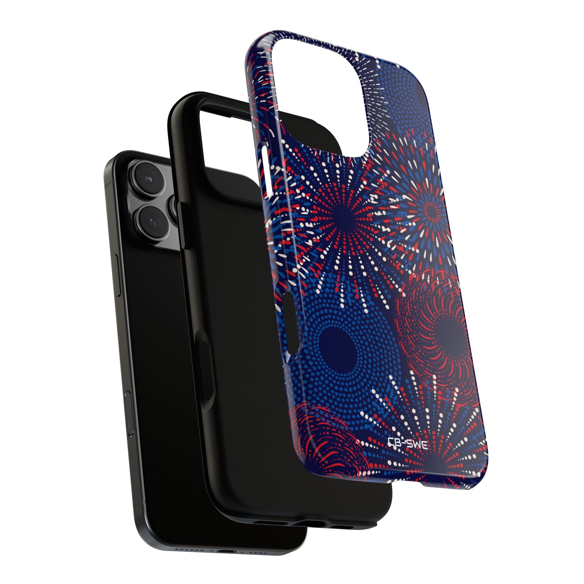 Vibrant Circles Emerge - iPhone Case