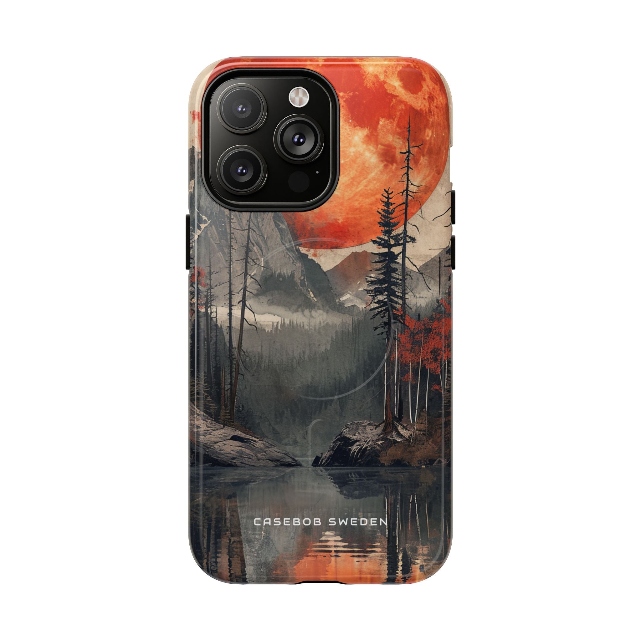 Celestial Glow Over Reflective Landscape iPhone 14 | Tough+ Phone Case