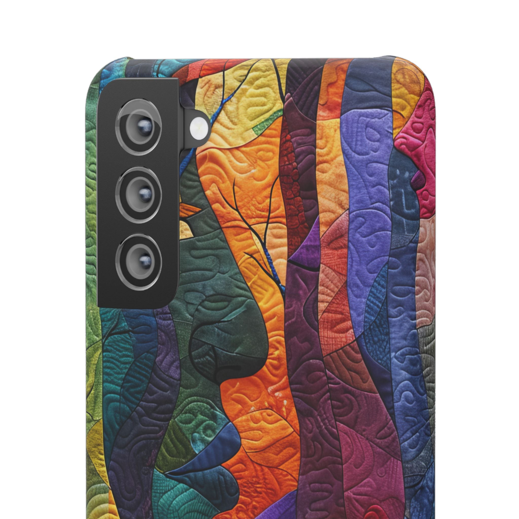 Harmonized Faces and Nature Fusion Samsung S21 - Slim Phone Case