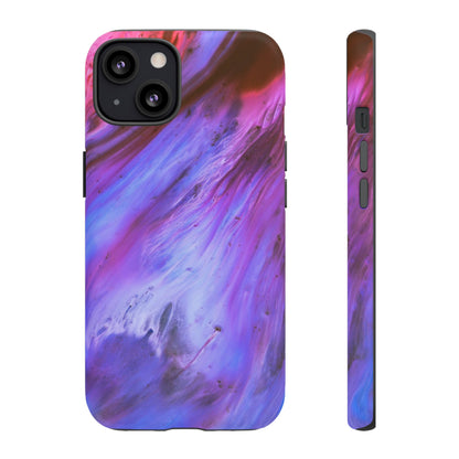 Purple Cosmos Ink Art iPhone Case (Protective) iPhone 13 Matte Phone Case