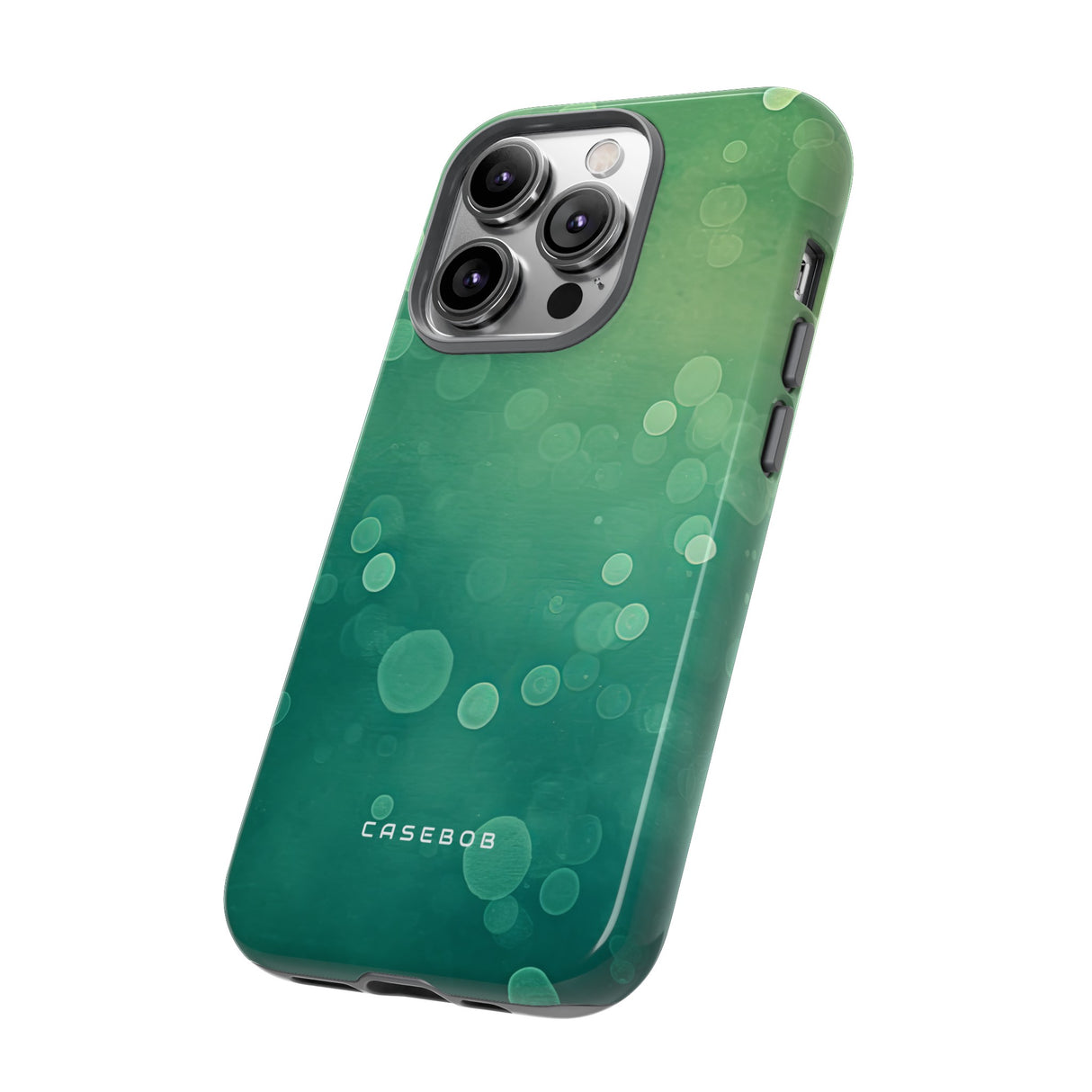 Green Dot Matrix - Protective Phone Case