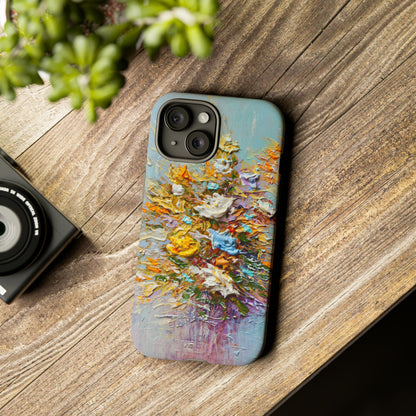 Oil painting - Bouquet of Flowers - Protective Phone Case