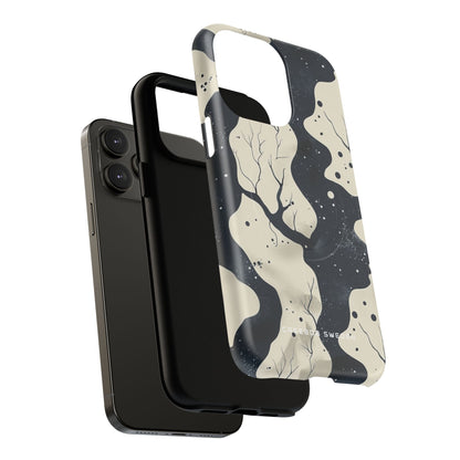 Organic Fluid Silhouettes with Cosmic Depth iPhone 14 | Tough+ Phone Case