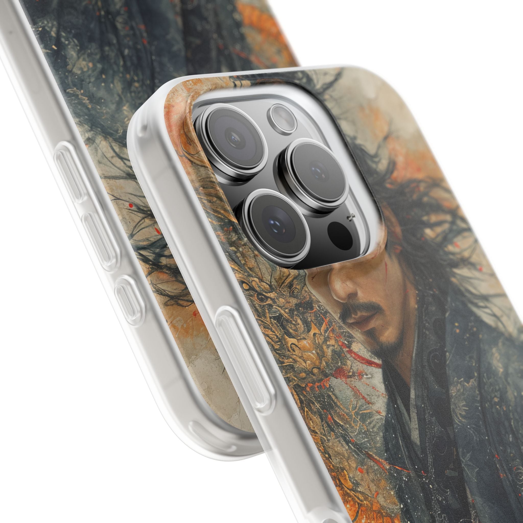 Dragonblade Warrior iPhone 16 Pro Case - Soft