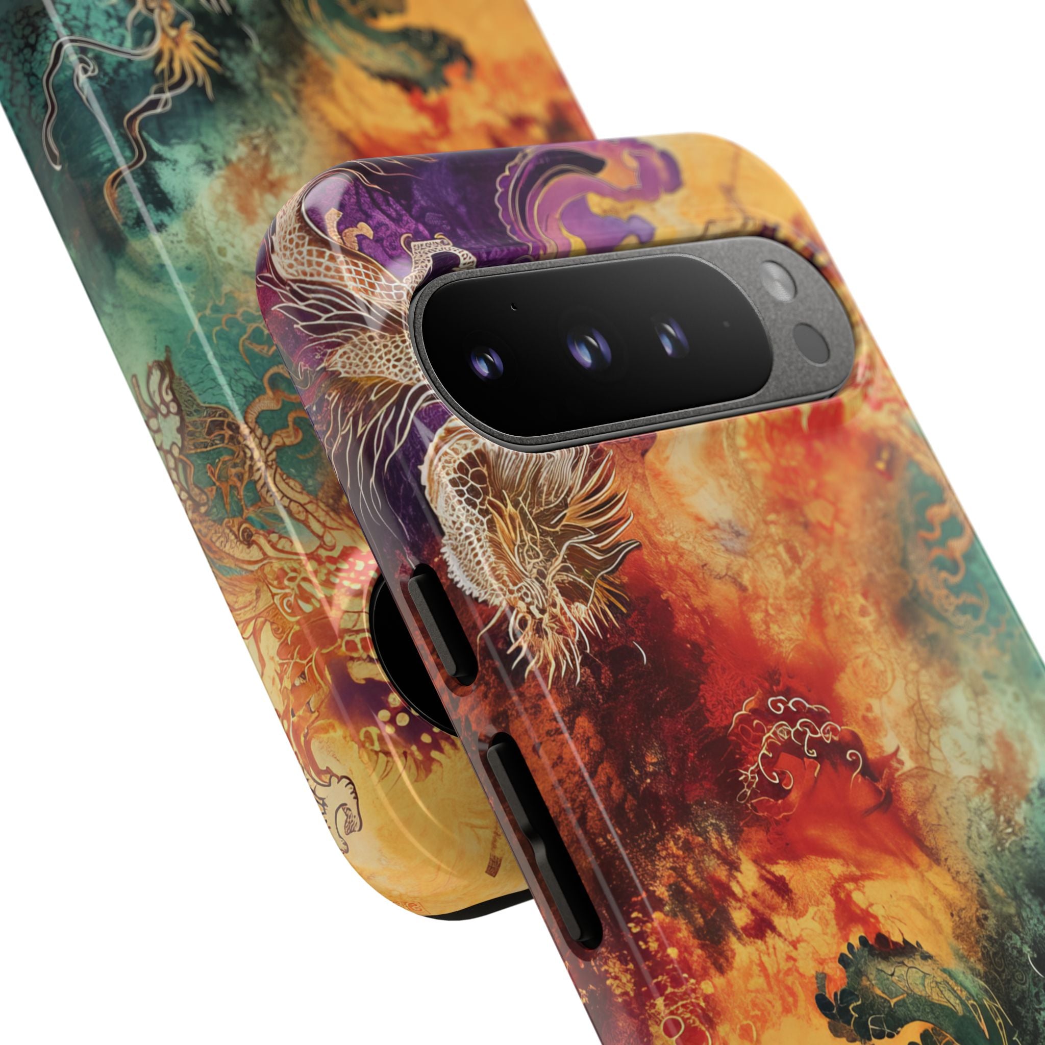 Dragon Ember Google Pixel 9 Pro XL Case - Tough