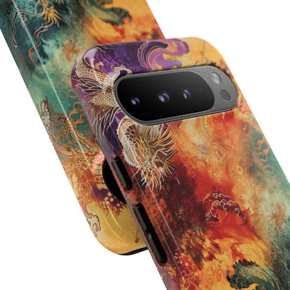 Dragon Ember Google Pixel 9 Pro XL Case - Tough