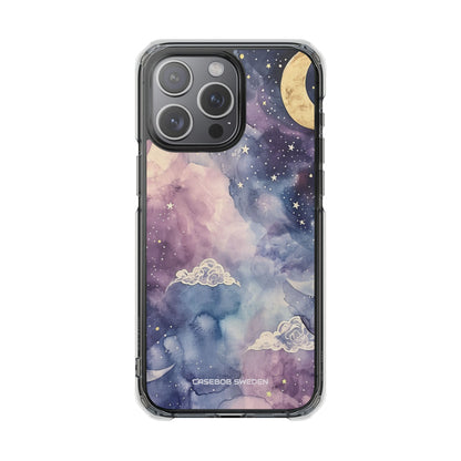 Dreamy Celestial Night - Clear Impact iPhone 15 Phone Case