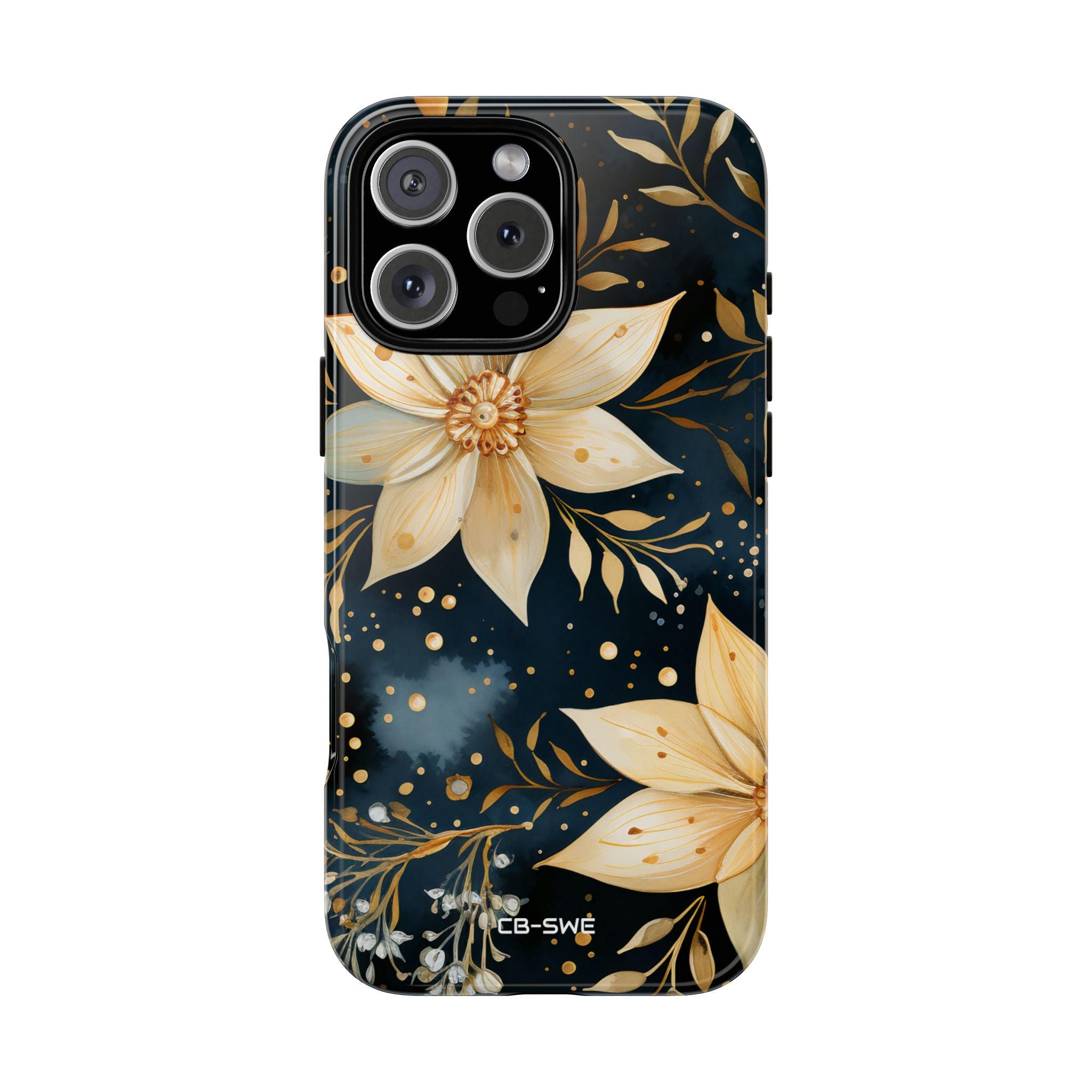 Floral Elegance Flourishes - iPhone Case