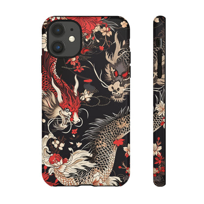 Oni Demons & Sacred Symbols - Protective Phone Case