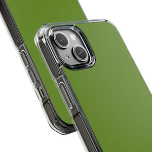 Olive Drab | Phone Case for iPhone (Clear Impact Case - Magnetic)