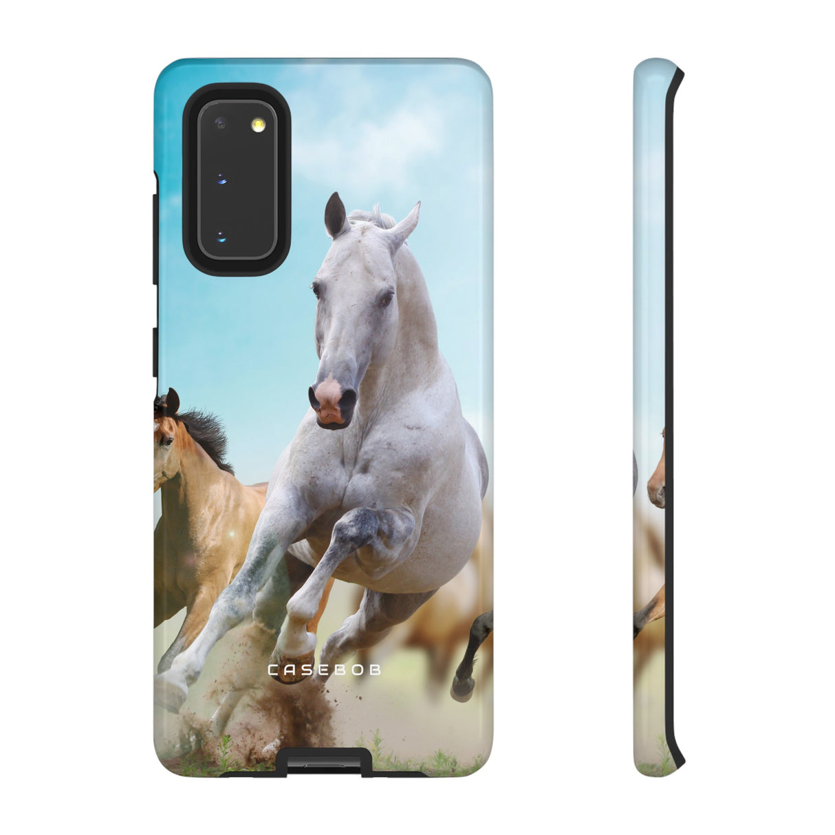 Blue Sky Horses - Protective Phone Case