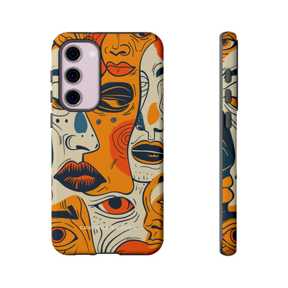 Gradient Face Mosaic Samsung S23 - Tough Phone Case