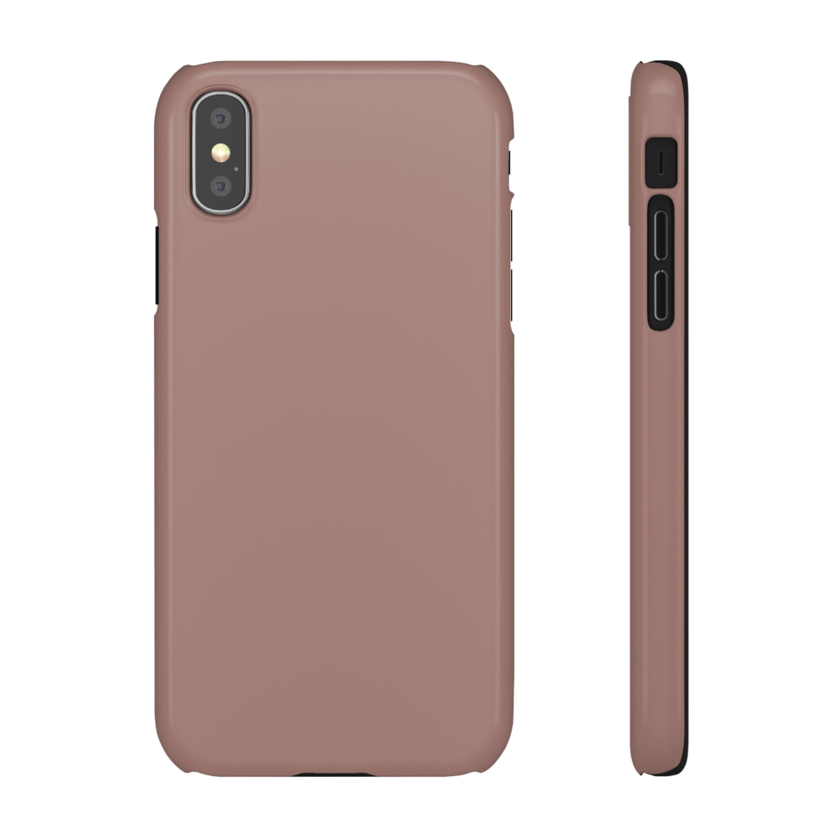 Burnished Brown iPhone Case (Slim) iPhone XS Glossy Phone Case