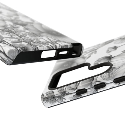 Vintage Floral Etching Samsung S24 - Tough