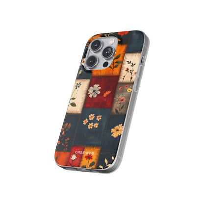 Patchwork Blooms iPhone 14 Pro Case - Soft