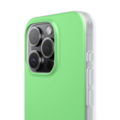 Light Green iPhone 15 - Flexi Phone Case