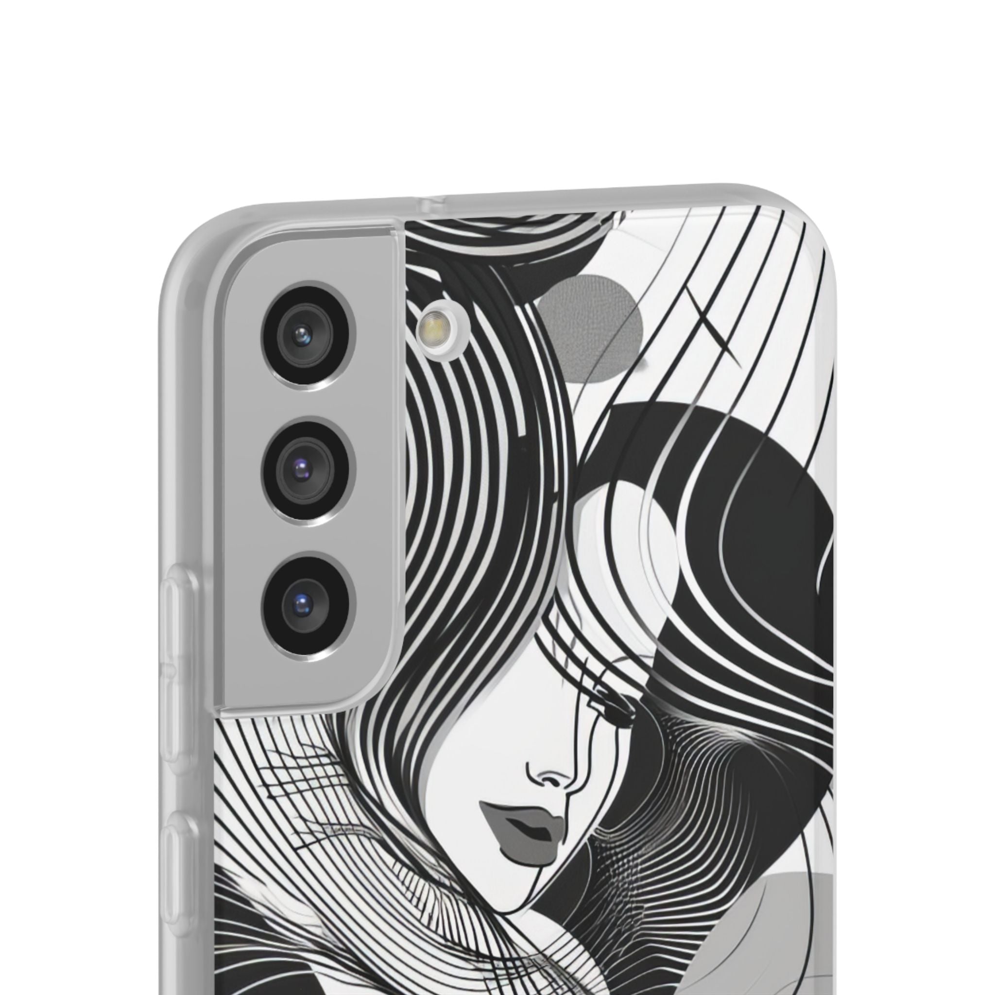 Fluid Noir Rhythm | Flexible Phone Case for Samsung Galaxy