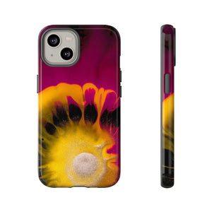 Deep Purple Ink Art iPhone Case (Protective) iPhone 14 Glossy Phone Case