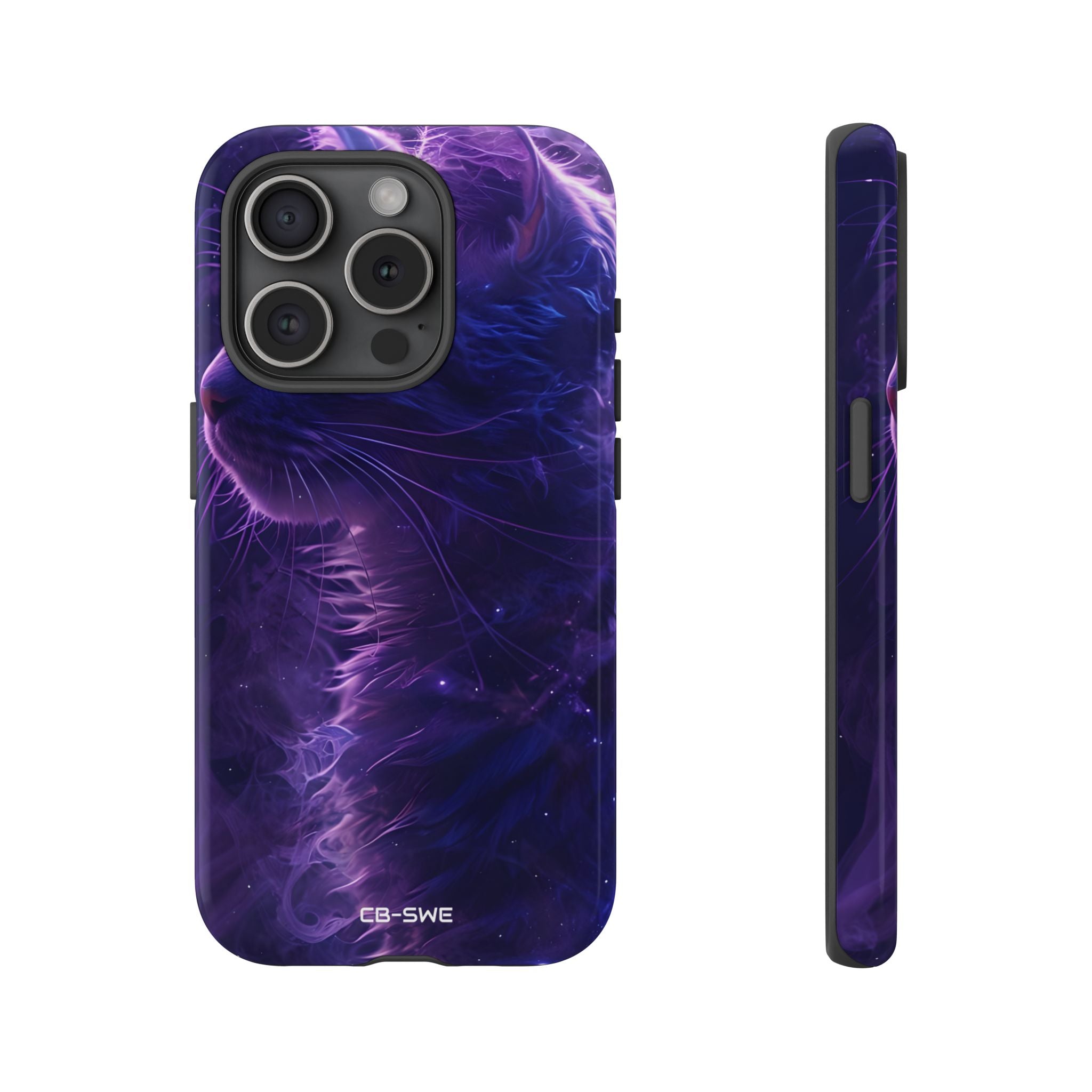 Mystical Starlit Cat - iPhone Case