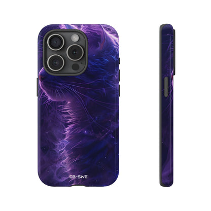 Mystical Starlit Cat - iPhone Case