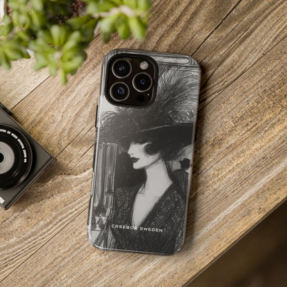 Timeless Elegance in Monochrome iPhone 16 - Tough Phone Case