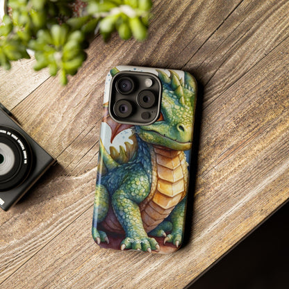 Green Dragon Smiles - iPhone Case
