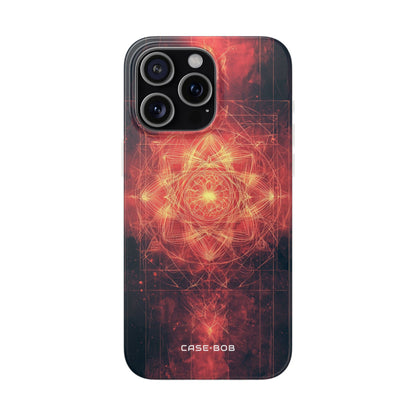 Radiant Mandala iPhone 15 Pro Max Case - Soft