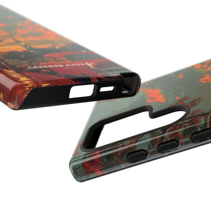 Mid-Century Nostalgia Streetscape Samsung S24 - Tough Phone Case