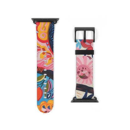 Ornate Owl Bloom - Watch Band