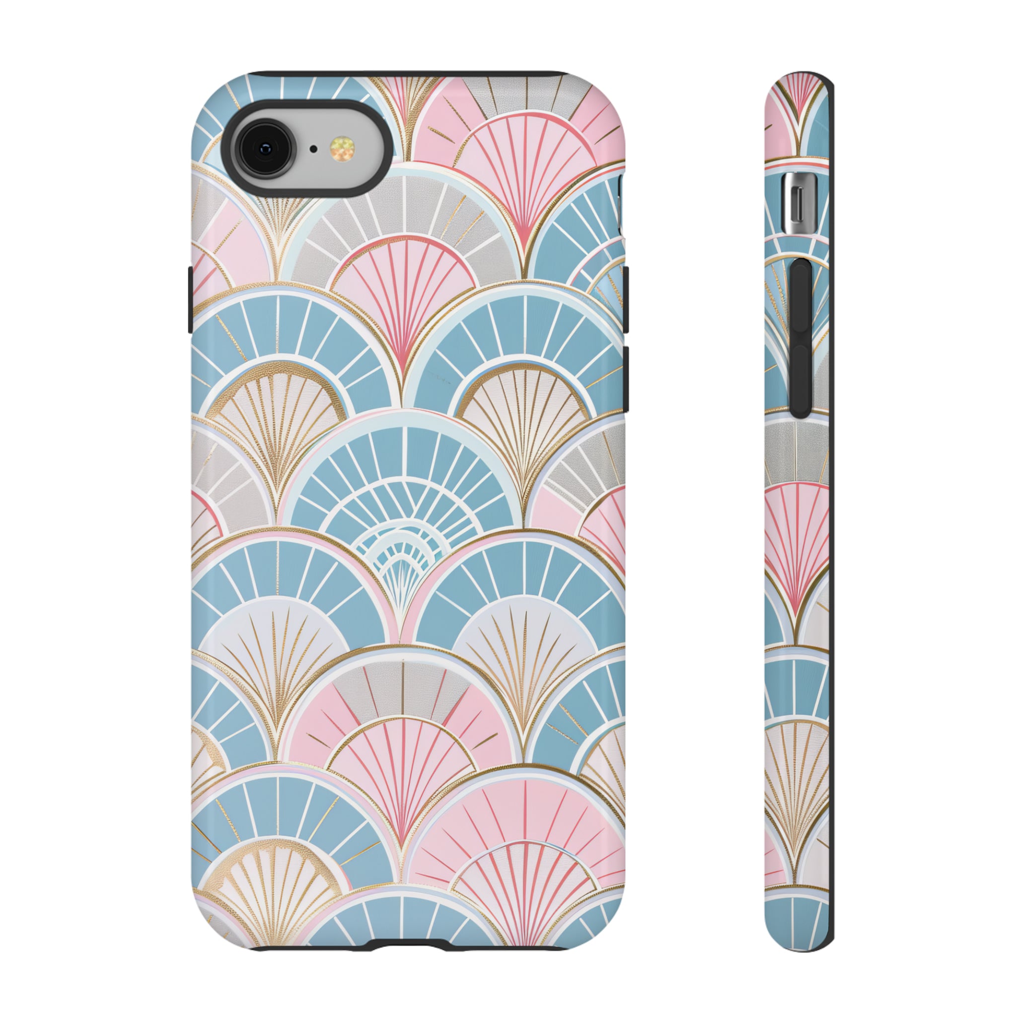 Art Deco Floral Fusion - Protective Phone Case