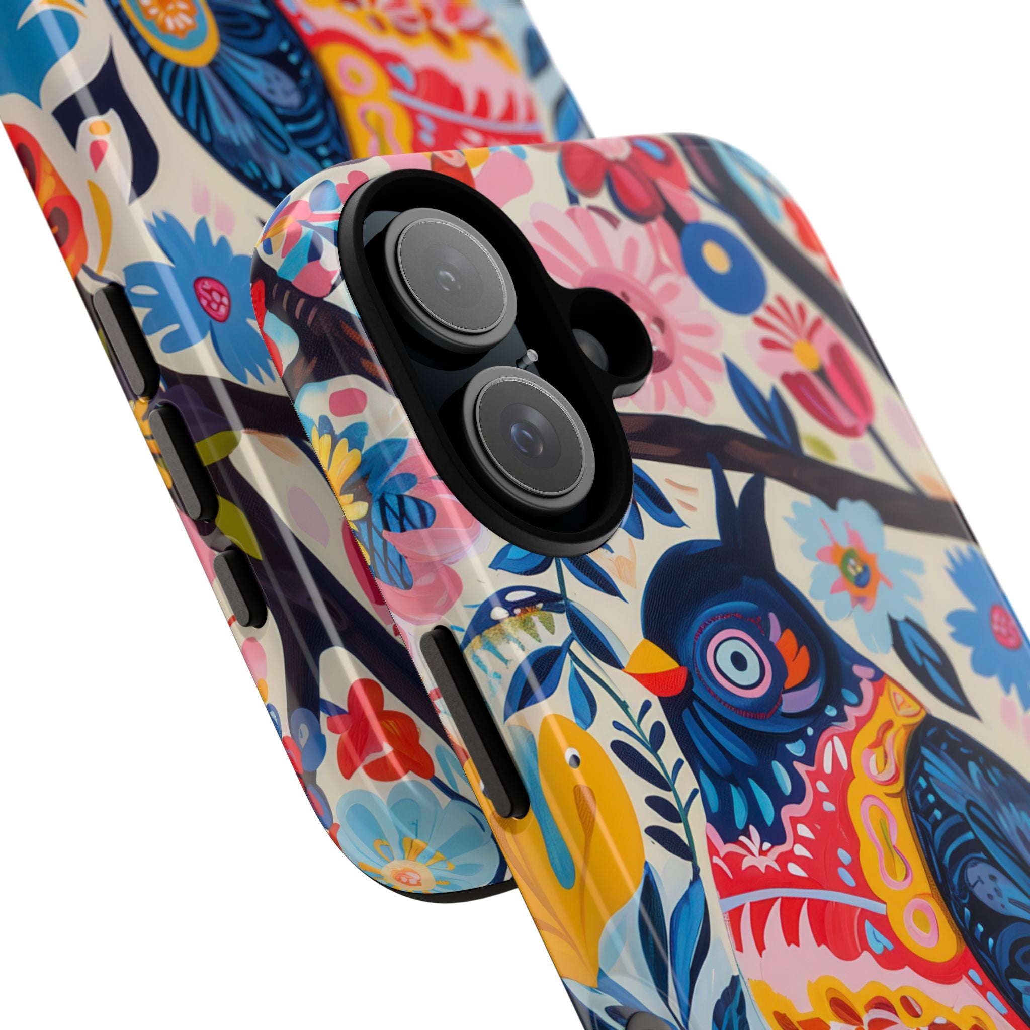 Owl Bloom iPhone 16 Plus Case - Tough