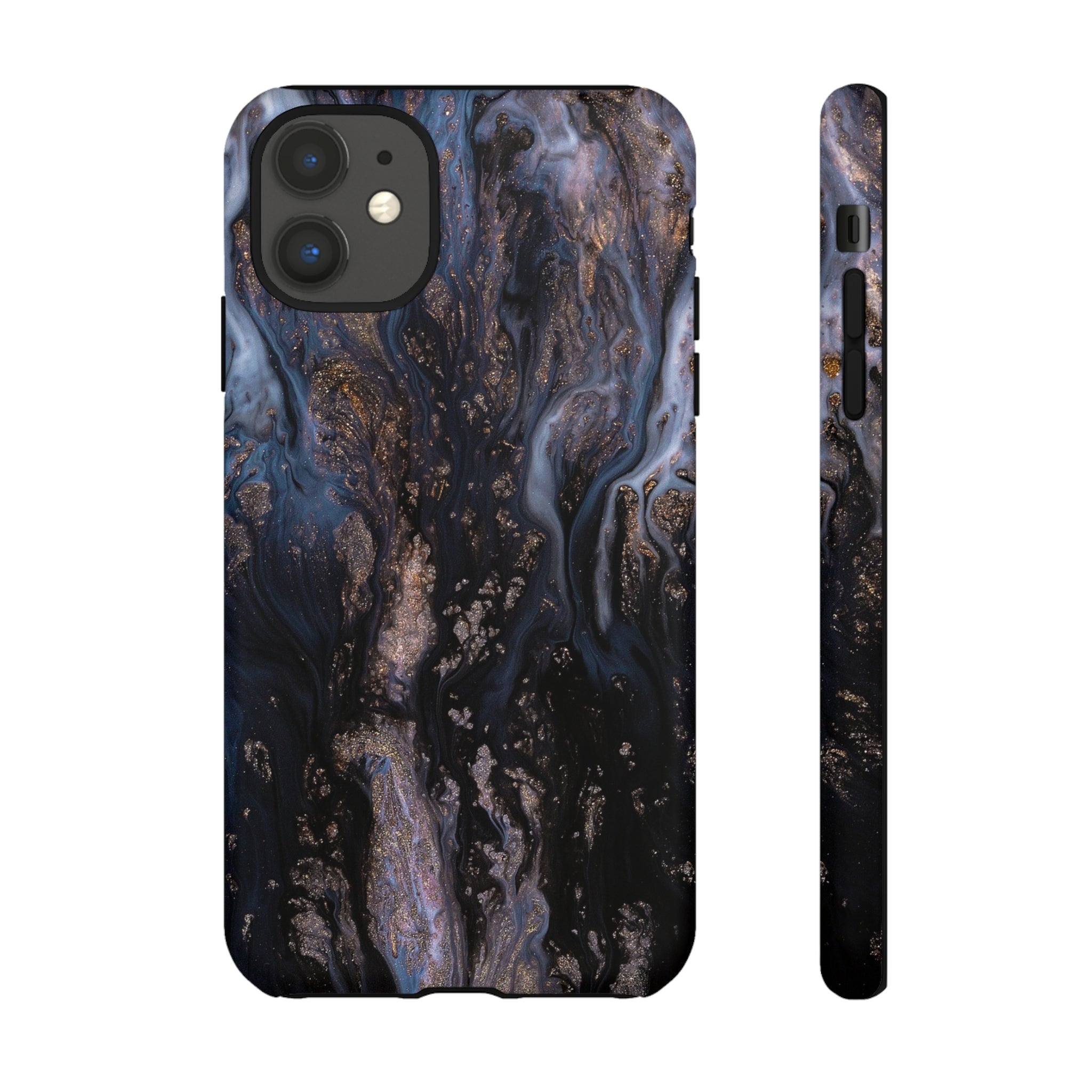 Blue River Ink Art iPhone Case (Protective) iPhone 11 Matte Phone Case