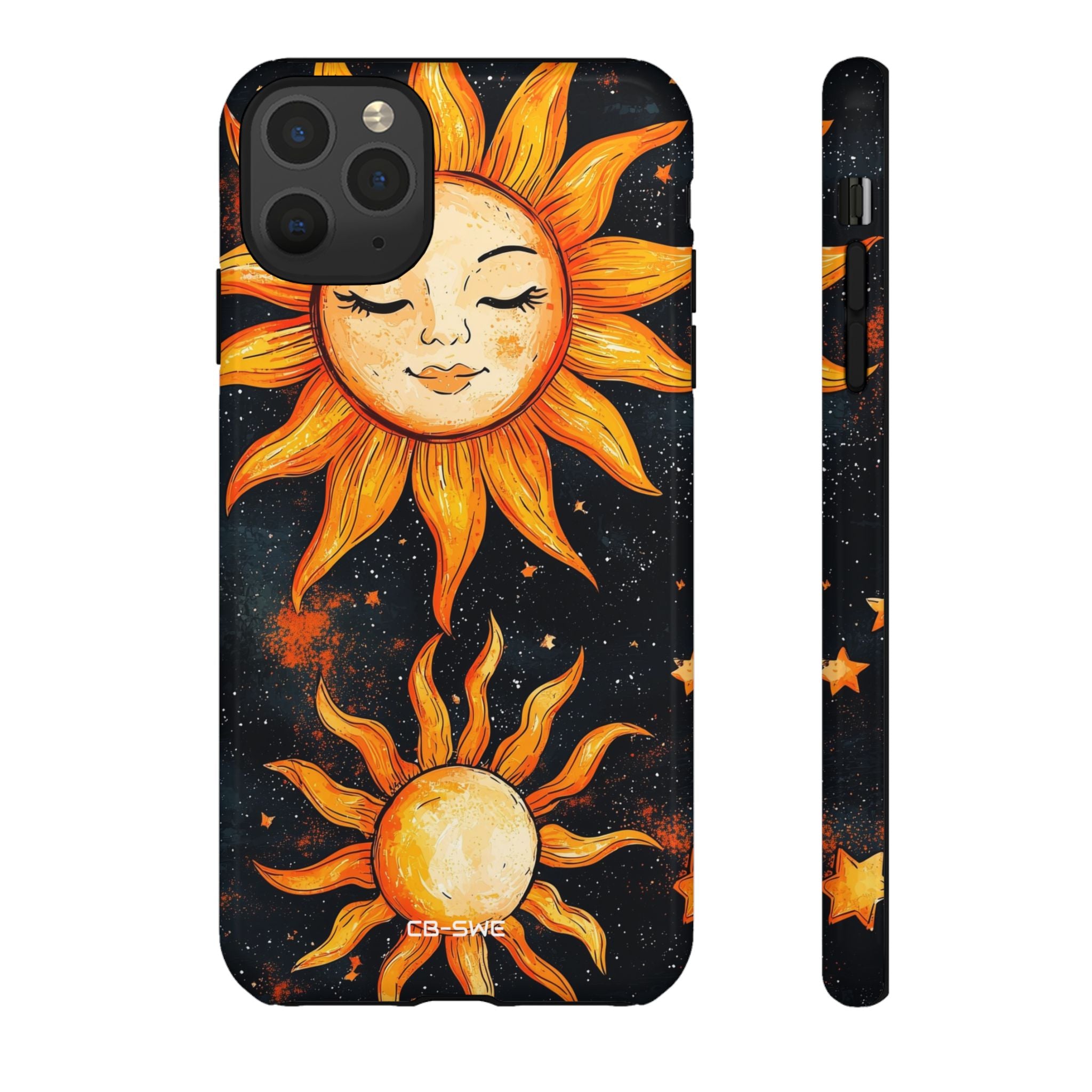 Celestial Suns Dance - iPhone Case