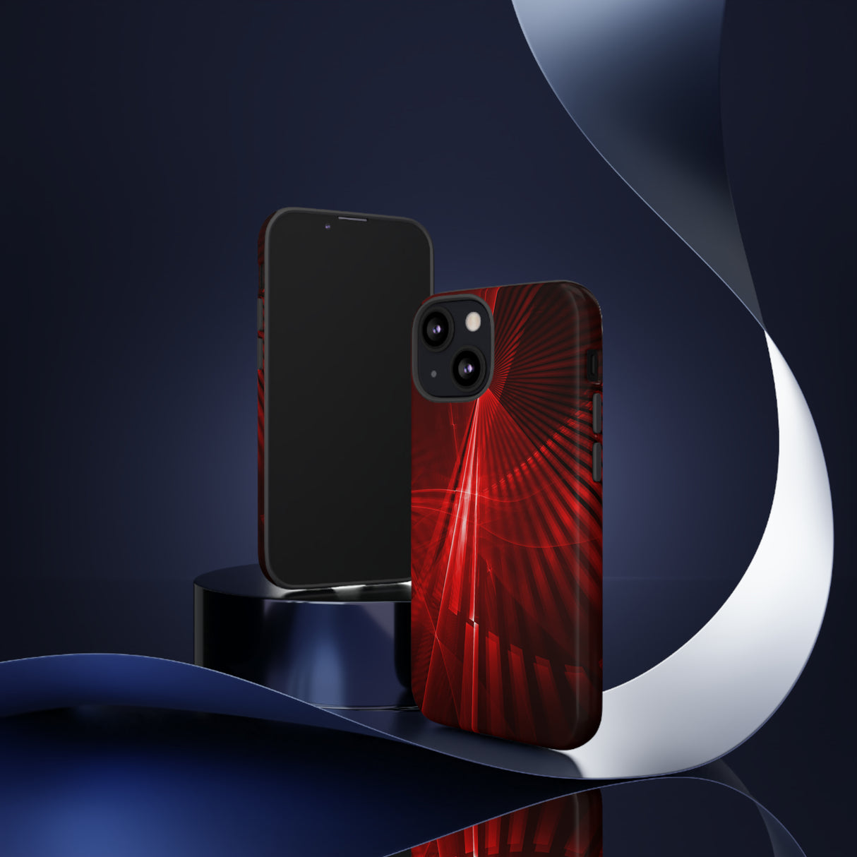 Red Disco Lights - Protective Phone Case