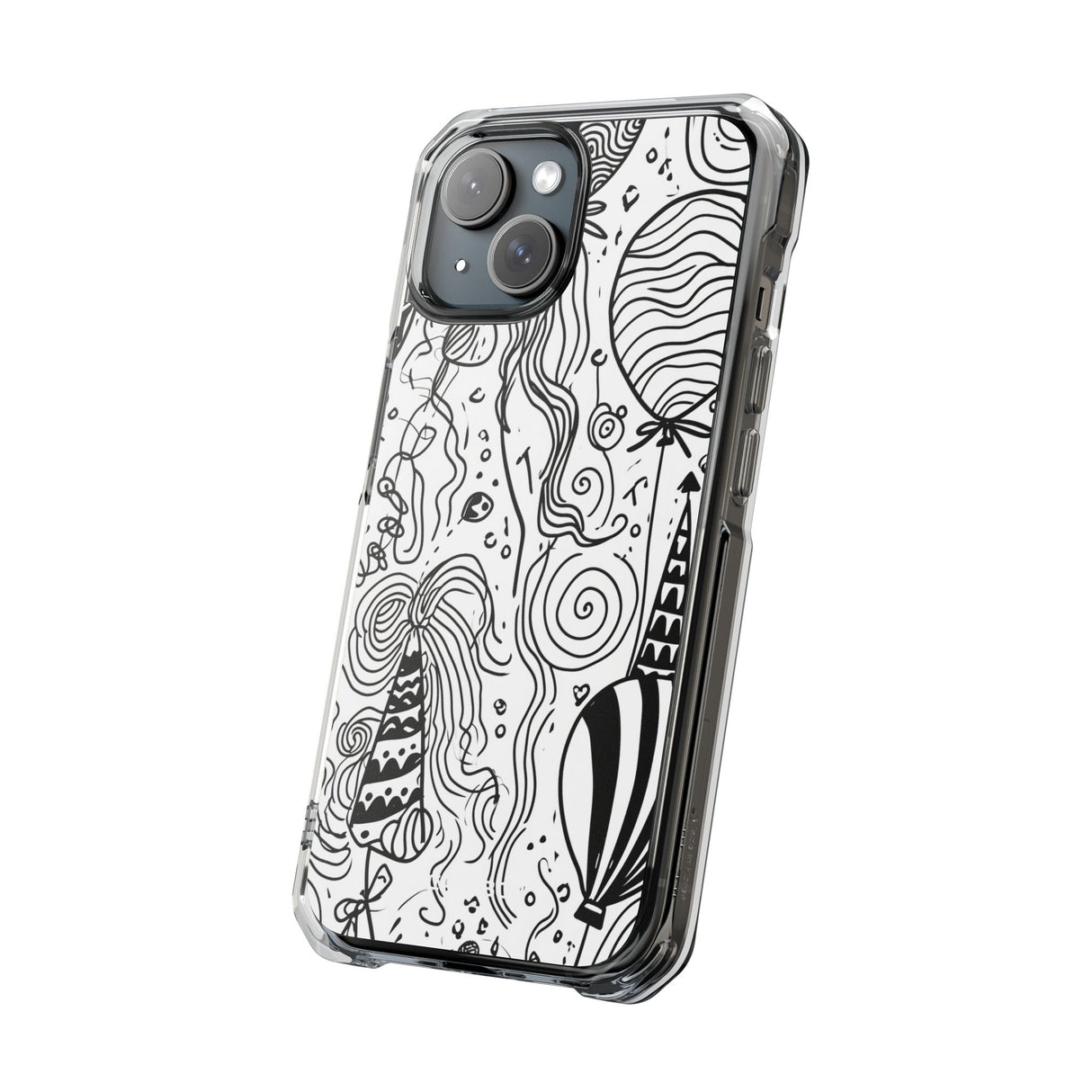 Whimsical Festivity - Phone Case for iPhone (Clear Impact - Magnetic)