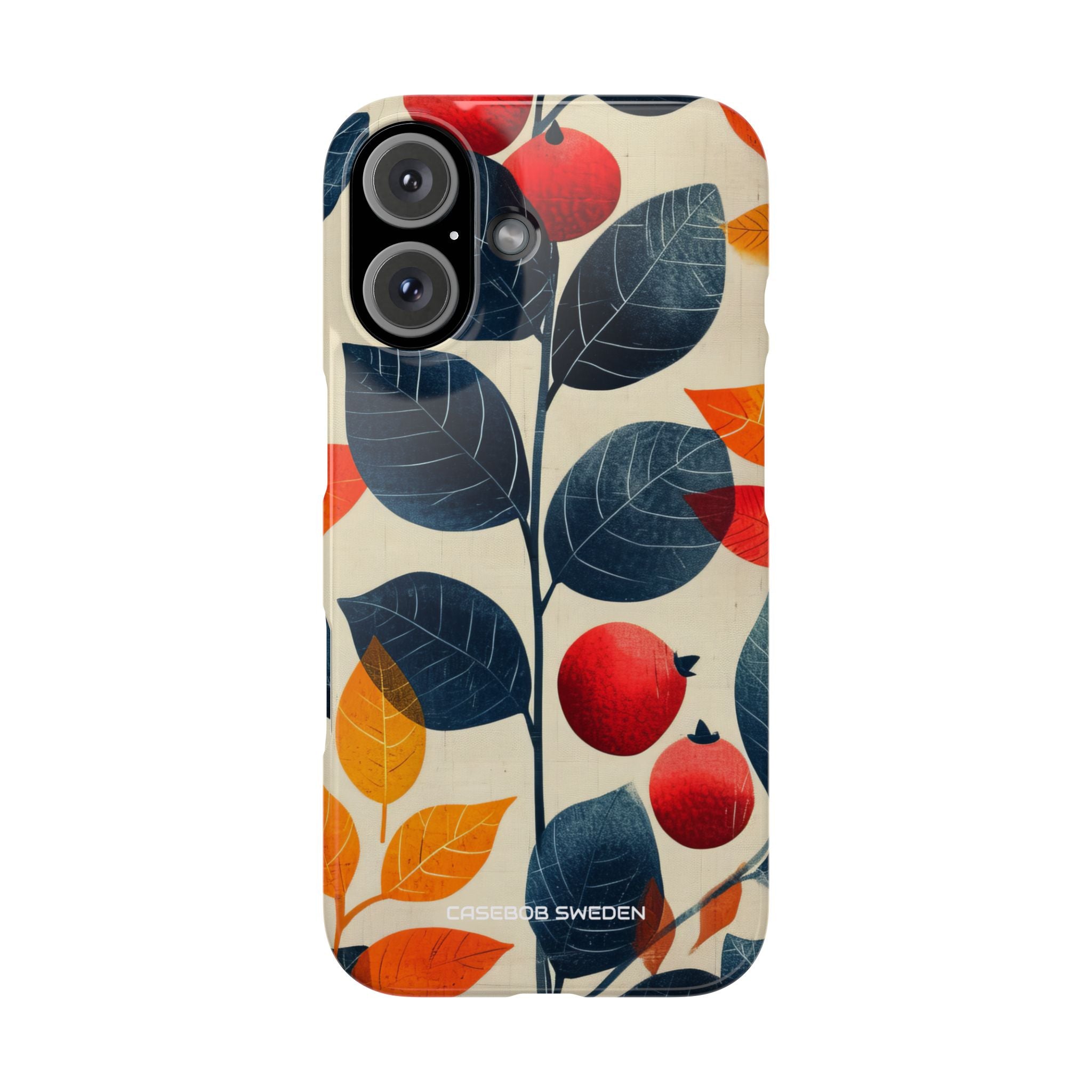 Autumn Nature Pattern - Slim iPhone 16 Phone Case