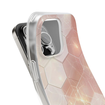 Honeycomb Glow iPhone 16 Pro Max Case - Soft