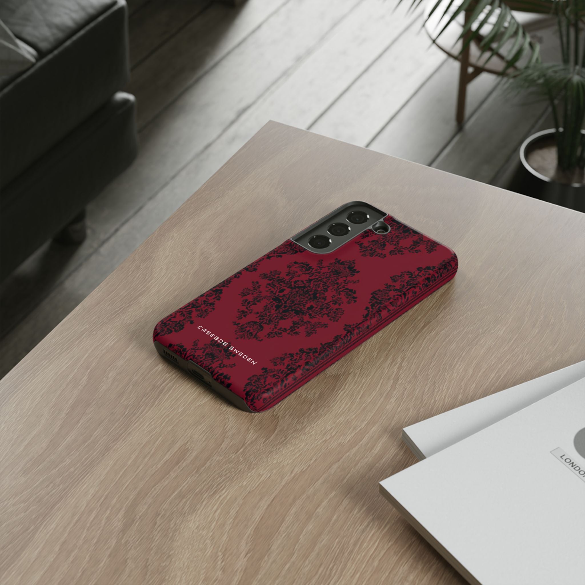 Gothic Crimson Elegance  Samsung S22 - Tough Phone Case