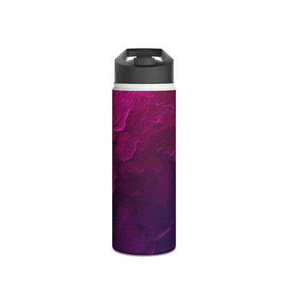 Purple Swirl - Stainless Steel Water Bottle