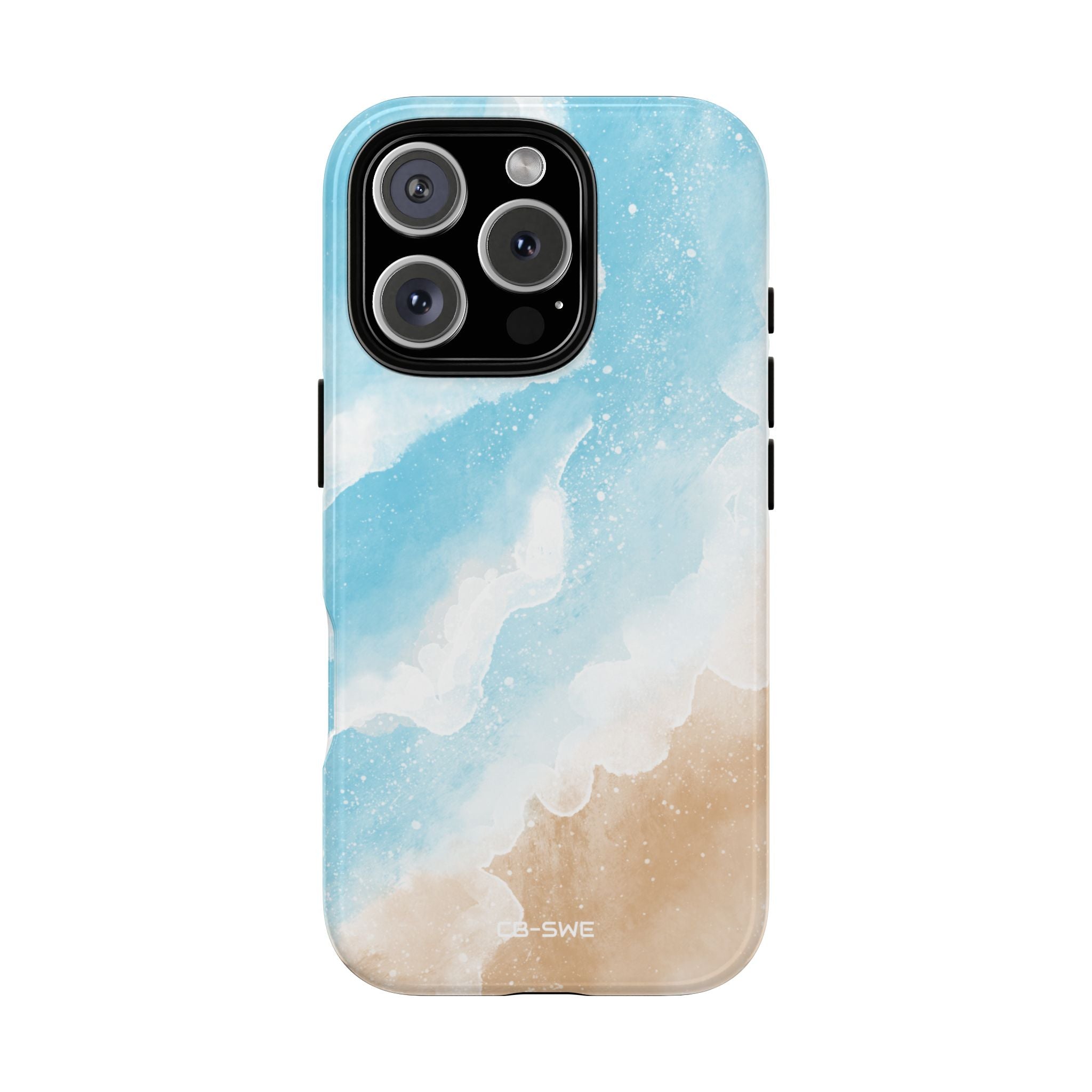 Serene Coastal Whispers - iPhone Case