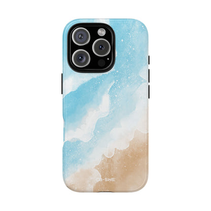 Serene Coastal Whispers - iPhone Case
