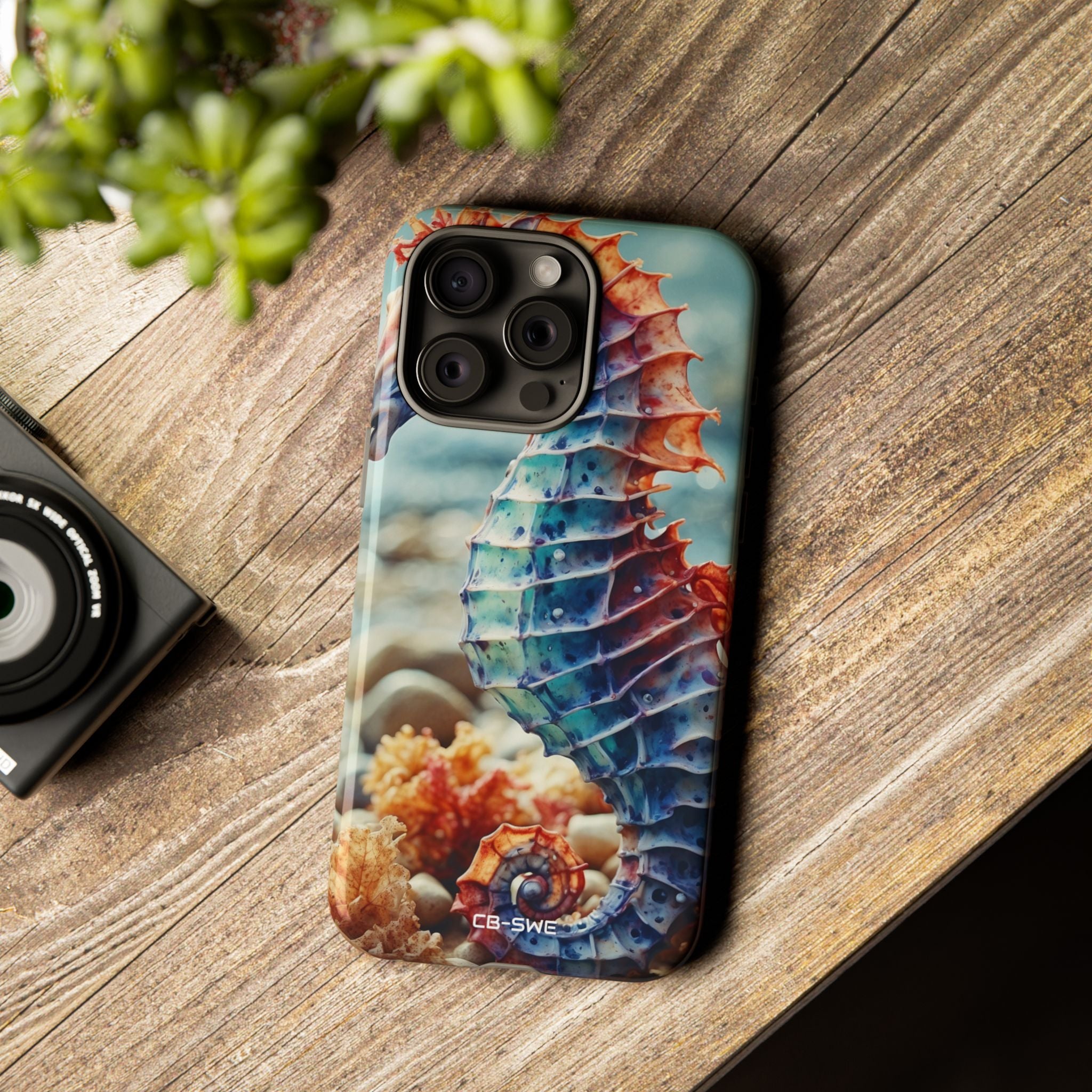 Seahorse Dances Freely - iPhone Case