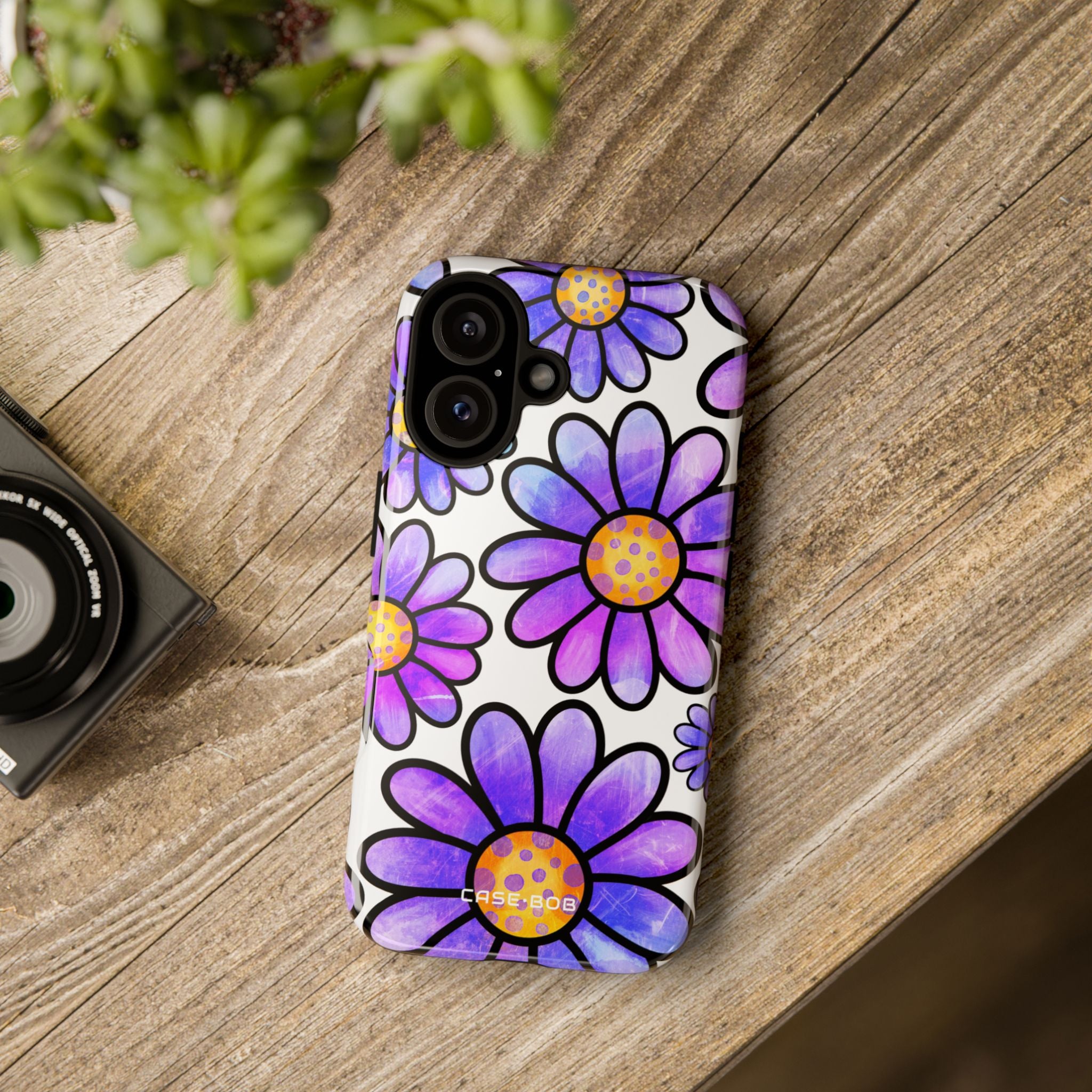 Polka Dot Blooms iPhone 16 Pro Case - Tough