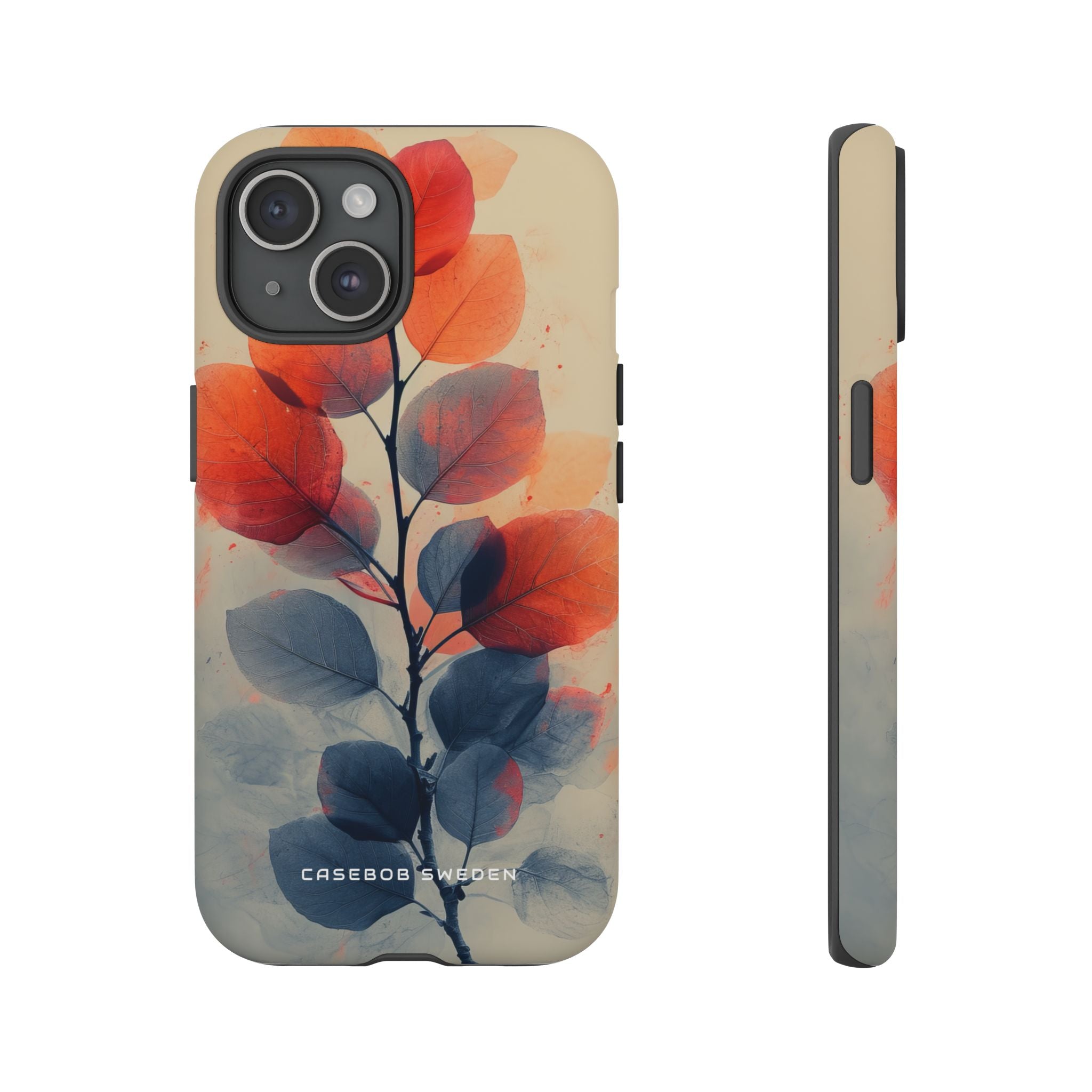 Ethereal Leaf Harmony iPhone 15 - Tough Phone Case