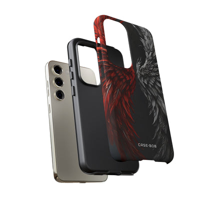 Crimson White Wings Samsung S23 Case - Tough