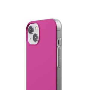 Hot Magenta | Handyhülle für iPhone (Flexible Hülle)