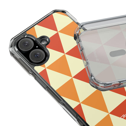 Autumn Triangles Dance iPhone Case - Impact