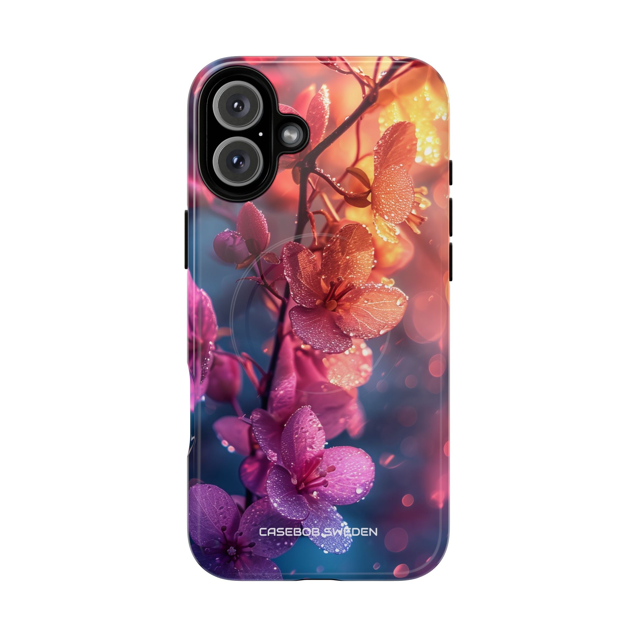 Pink Bloom Serenity - Tough + MagSafe® iPhone 16 Phone Case