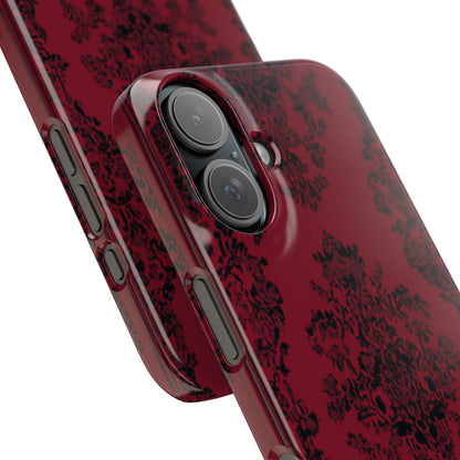 Gothic Crimson Elegance iPhone 16 - Slim Phone Case