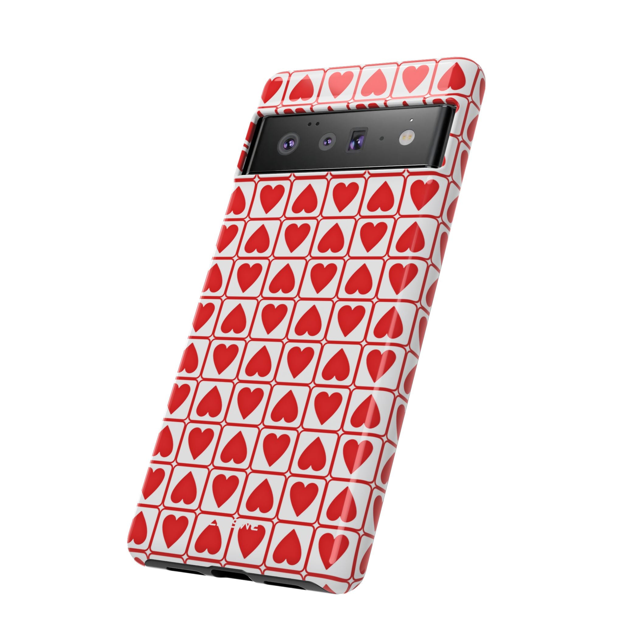 Hearts In Squares - Google Pixel Case
